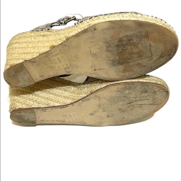 KG Kurt Geiger Naomi Espadrille Snakeskin Wedge 9M - Picture 9 of 13